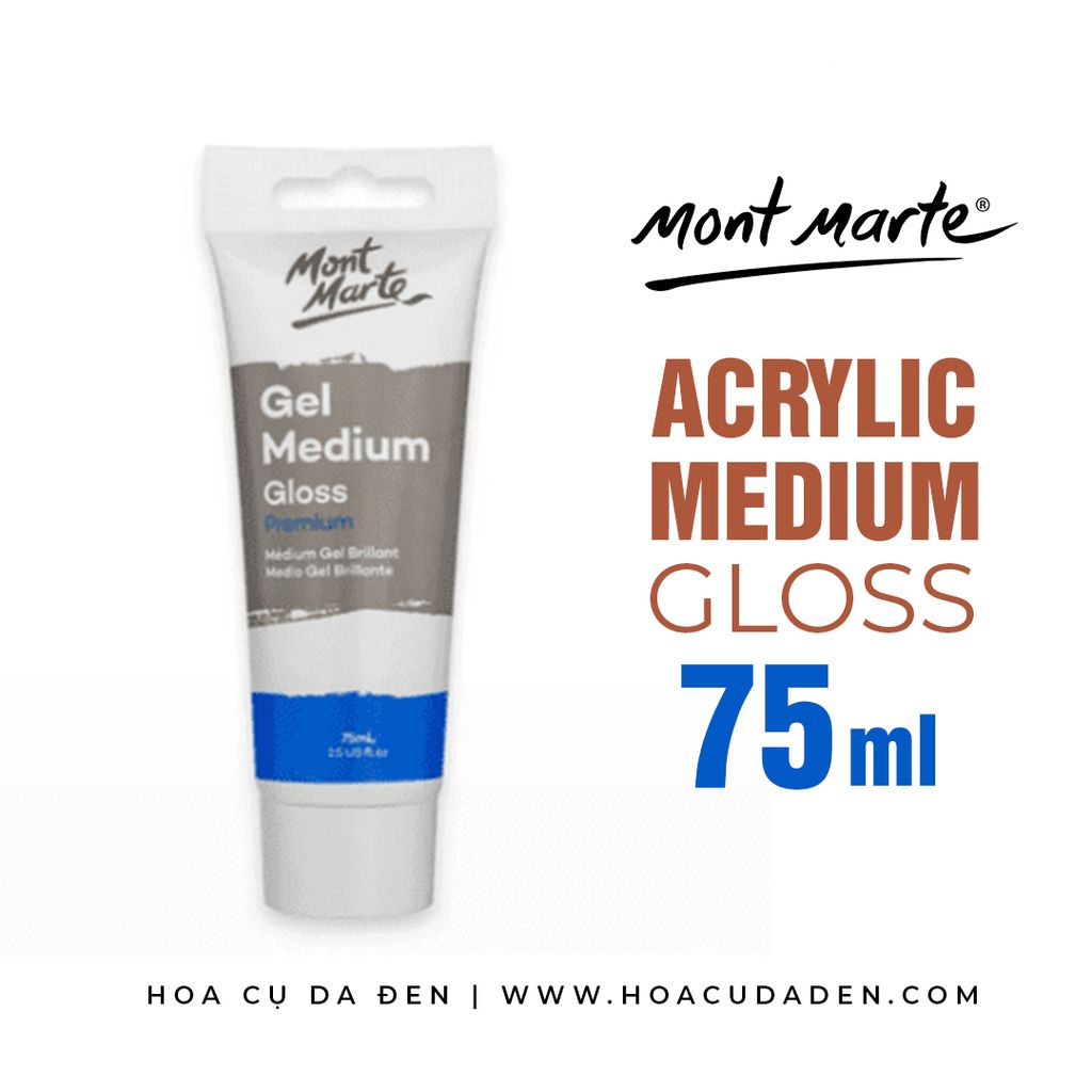 Dung Môi Pha Màu Acrylic Mont Marte | Dạng Tuýp 75ml