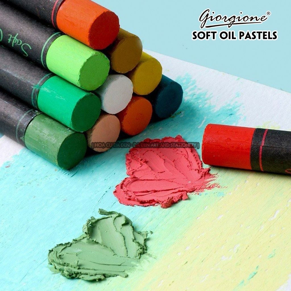 [DA ĐEN] Sáp Dầu Soft Oil Pastels của Giorgione tại Hoạ Cụ DA ĐEN