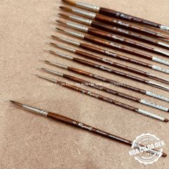 [DA ĐEN] Cọ Tỉa Tròn Raphael 8504 | Raphaël Precision Round Watercolour Brushes Series 8504