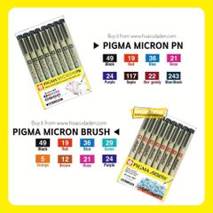 Bộ Full Nét Bút Line MICRON SAKURA Chính Hãng