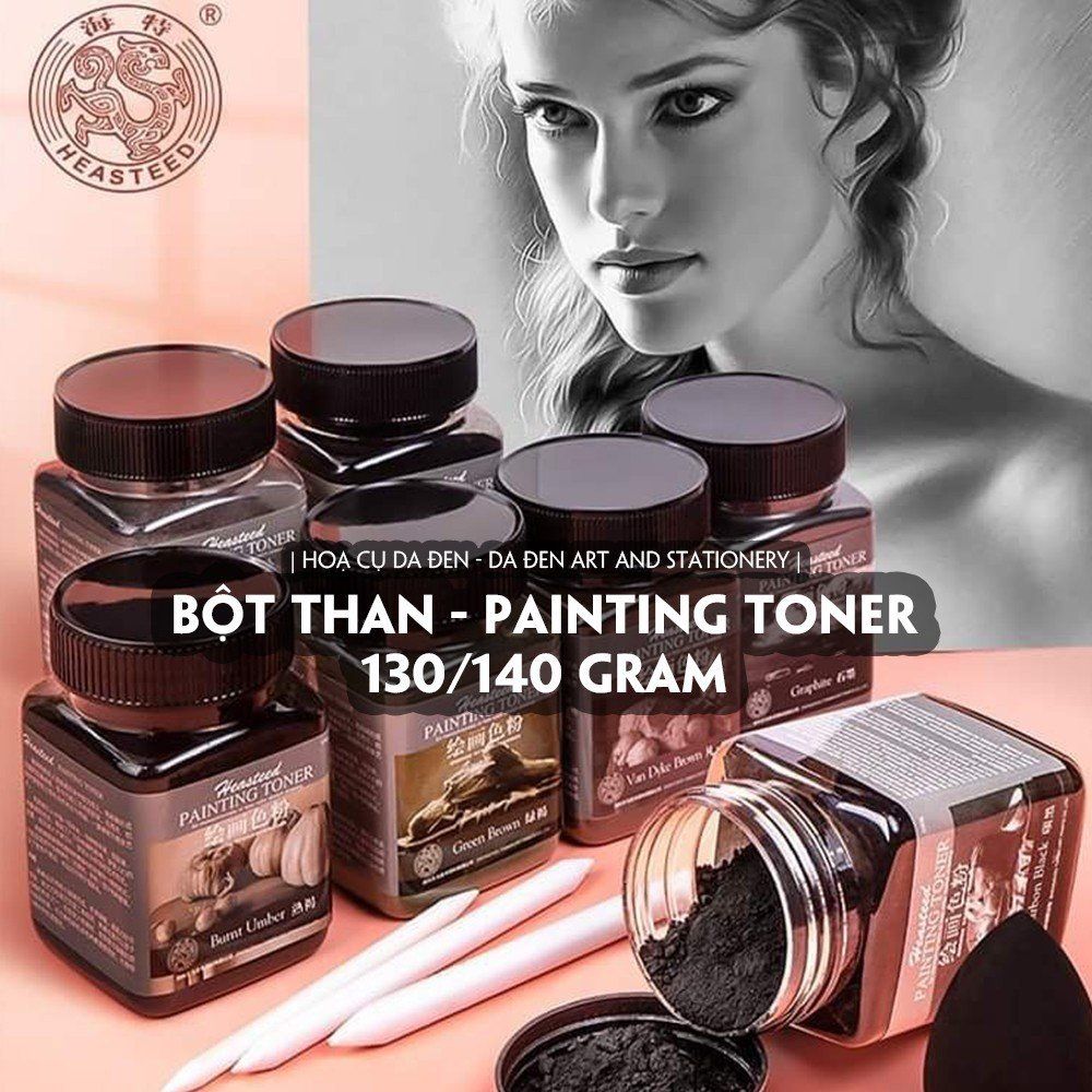 [DA ĐEN]  Bột Than Heasteed - Painting Toner