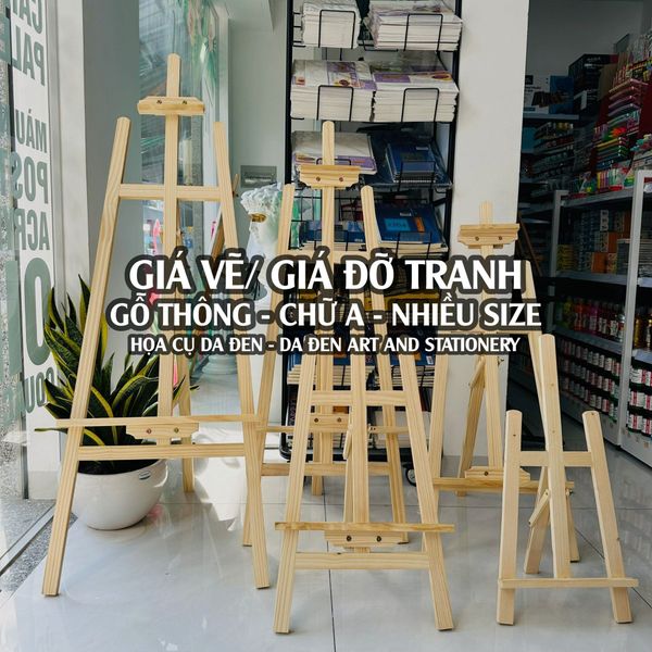 Giá Vẽ Gỗ Thông Nhập Cao Cấp 150cm