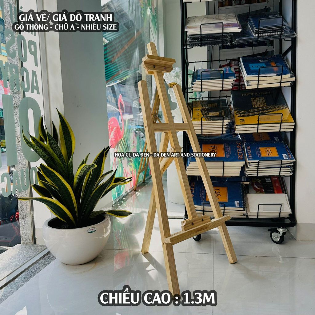 Giá Vẽ Gỗ Thông Nhập Cao Cấp 150cm