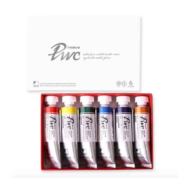 Màu Nước Shinhan Art PWC Artist Main Set A 6 Tube