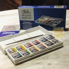 Màu Nước WINSOR & NEWTON Cotman 12 Màu