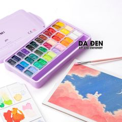 [DA ĐEN] Màu Gouache Himi Twin Plit Cup Phiên Bản Mới