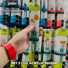 [DA ĐEN] Set Cọ Acrylic Pebeo Pébéo