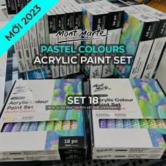 [DA ĐEN] Màu Acrylic Pastel Mont Marte 36ml - New