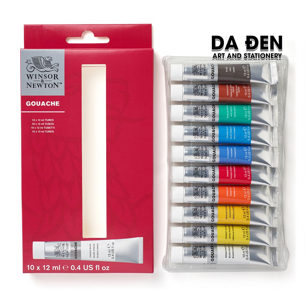 Màu Winsor Newton Gouache Colour 10 x 12ml