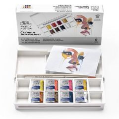 Màu Nước Winsor Newton Cot Man 8 Màu Portraits Kèm Cọ