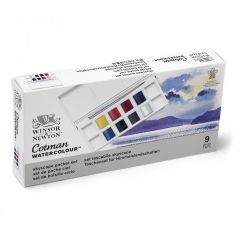 Màu Nước Winsor Newton Cot Man 8 Màu Skyscape Kèm Cọ