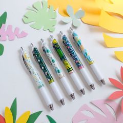 Bút Gel Nhanh Khô Pentel Energel Phiên Bản Kawaii (Mực Xanh)