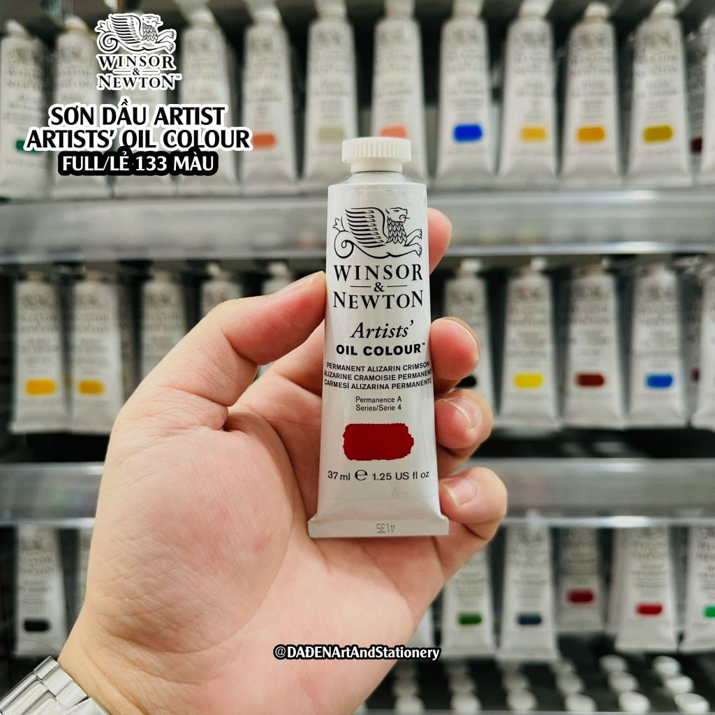 [DA ĐEN] Sơn Dầu Cao Cấp Artists Winsor & Newton 37ml - Bảng Màu Series 1