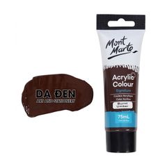 Mont Marte Acrylic Colour 75ml (2.54oz) - Burnt Umber