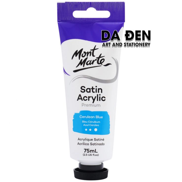 Màu Acrylic Satin Mont Marte Cao Cấp 75ml