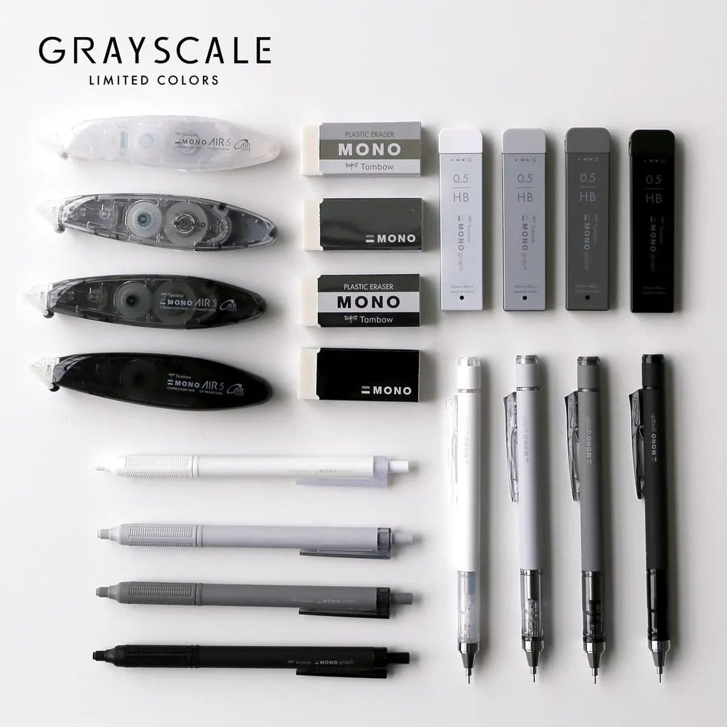 Bút Chì Tombow Mono Phiên Bản Giới Hạn 2024 - Grayscale