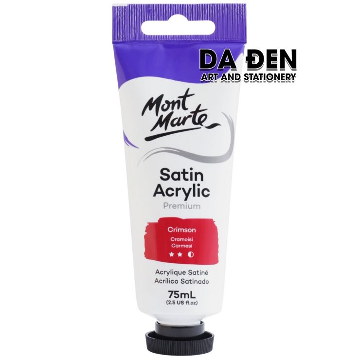 Màu Acrylic Satin Mont Marte Cao Cấp 75ml