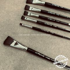 [DA ĐEN] Cọ Màu Nước Raphael Đầu Vuông 915 | Raphael Softaqua Flat Brush