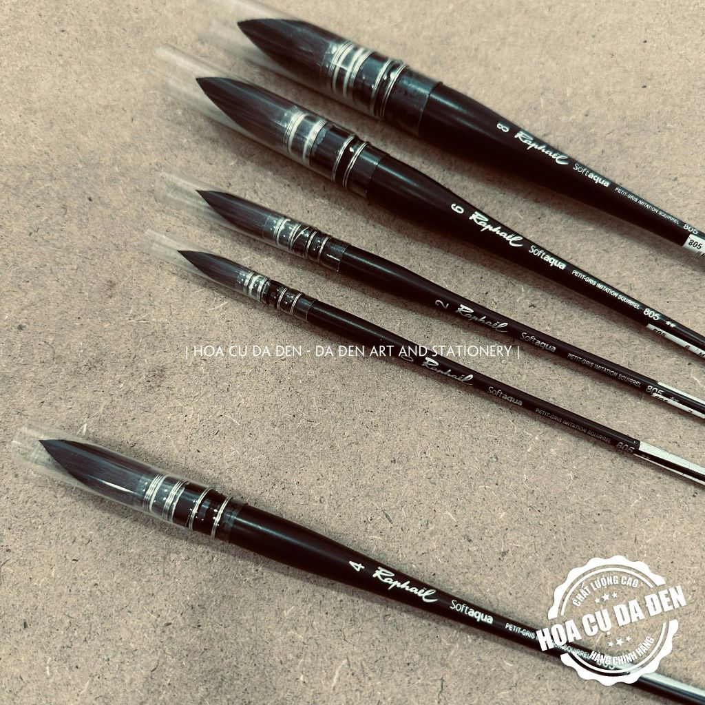 [DA ĐEN] Cọ Mop Raphael SoftAqua Series 805 | Raphaël SoftAqua Wash Brushes series 805