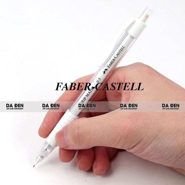 Bút Chì Bấm Faber Castell Grip Matic 0.5 White