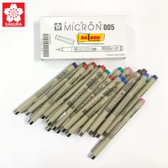 Bút Line Màu 005 Sakura Micron Kháng Nước