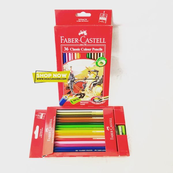 Chì màu khô CLASSIC KNIGHT FABER-CASTELL 36 màu