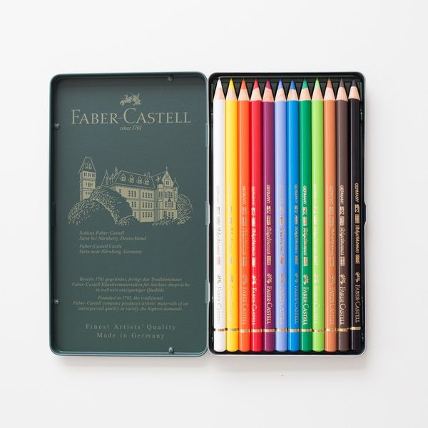 Bút chì màu  FABER-CASTELL POLYCHROMOS 12 màu