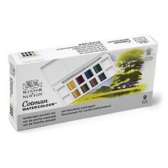 Màu Nước Winsor Newton Cot Man 8 Màu Landscape Kèm Cọ