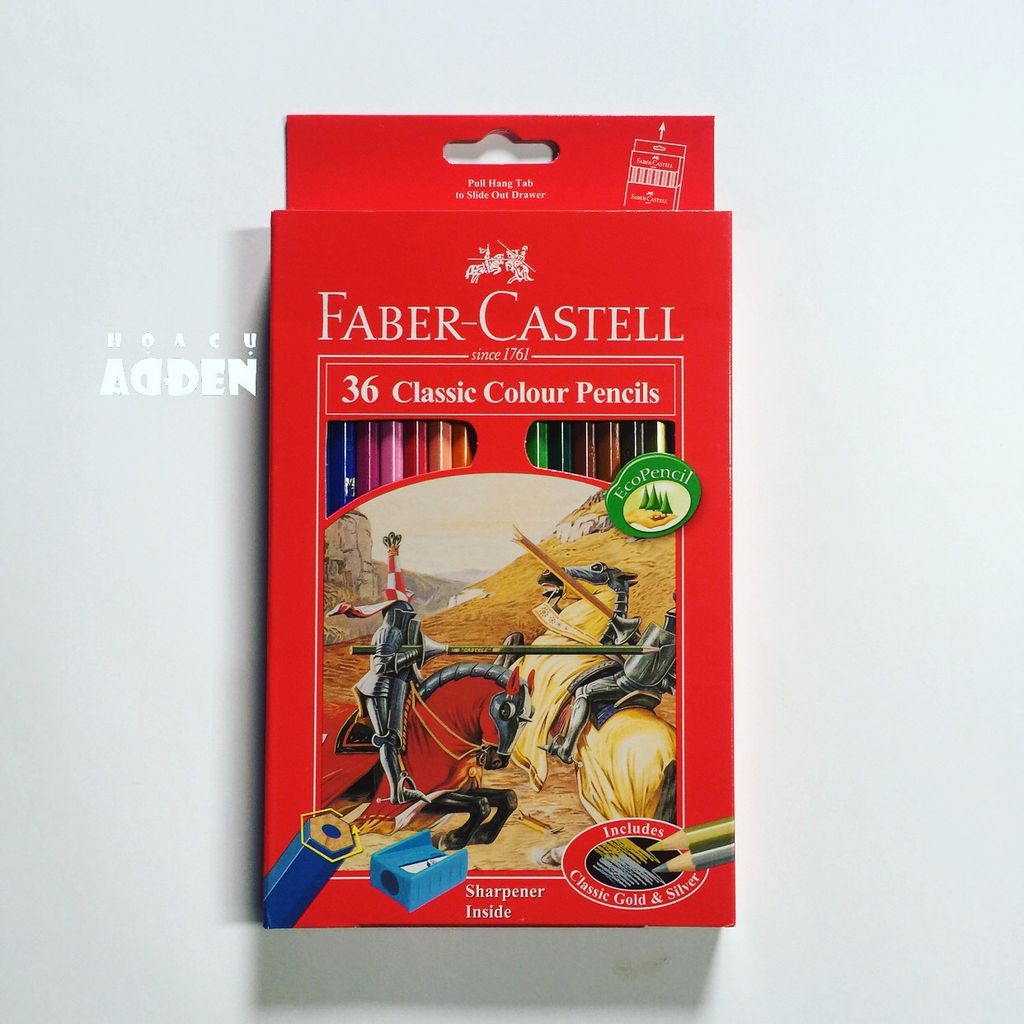 Chì màu khô CLASSIC KNIGHT FABER-CASTELL 36 màu