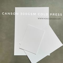 Giấy Canson Dày 300gsm Cold Press Tệp 10 Tờ