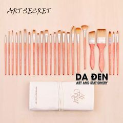 Bộ 24 Cọ Vẽ Art Secret Kèm Túi Vải MS-2281