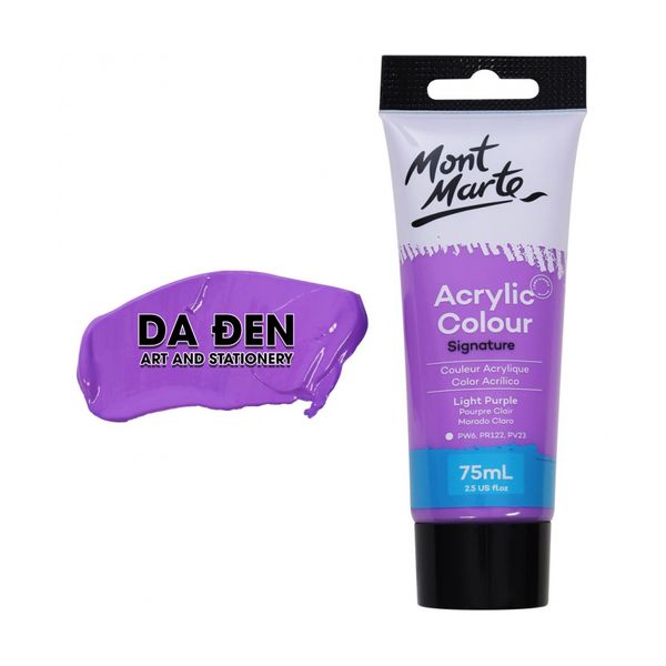 Mont Marte Acrylic Colour 75ml (2.54oz) - Light Purple