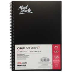 Sổ Mont Marte Visual Art Diary 110gsm A4 120 Page