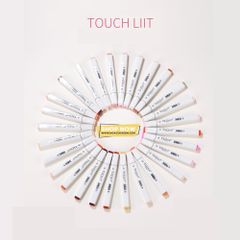 Set 30 Màu Da Touch Liit 6 Túi Vải