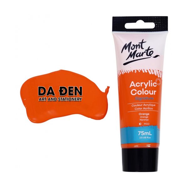 Mont Marte Acrylic Colour 75ml (2.54oz) - Orange