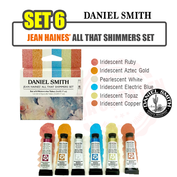 Màu Nước Daniel Smith Jean Haines’ All That Shimmers 6 Màu