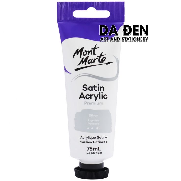 Màu Acrylic Satin Mont Marte Cao Cấp 75ml