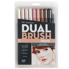 ABT Dual Brush Pen Set 10 Portrait