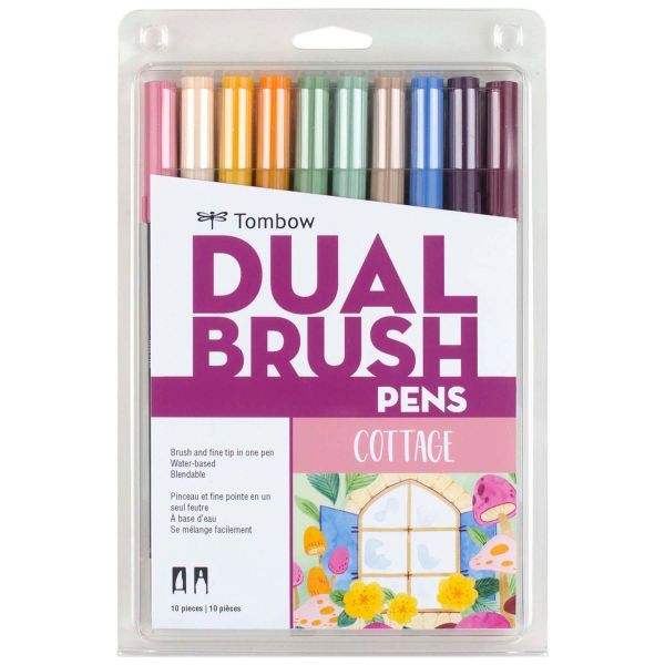 ABT Dual Brush Pen Set 10 Cottage