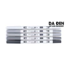 Bộ 5 Bút Dual Marker Tombow ABT Pro - Gray Tones