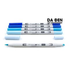 Bộ 5 Bút Dual Marker Tombow ABT Pro - Blue Tones