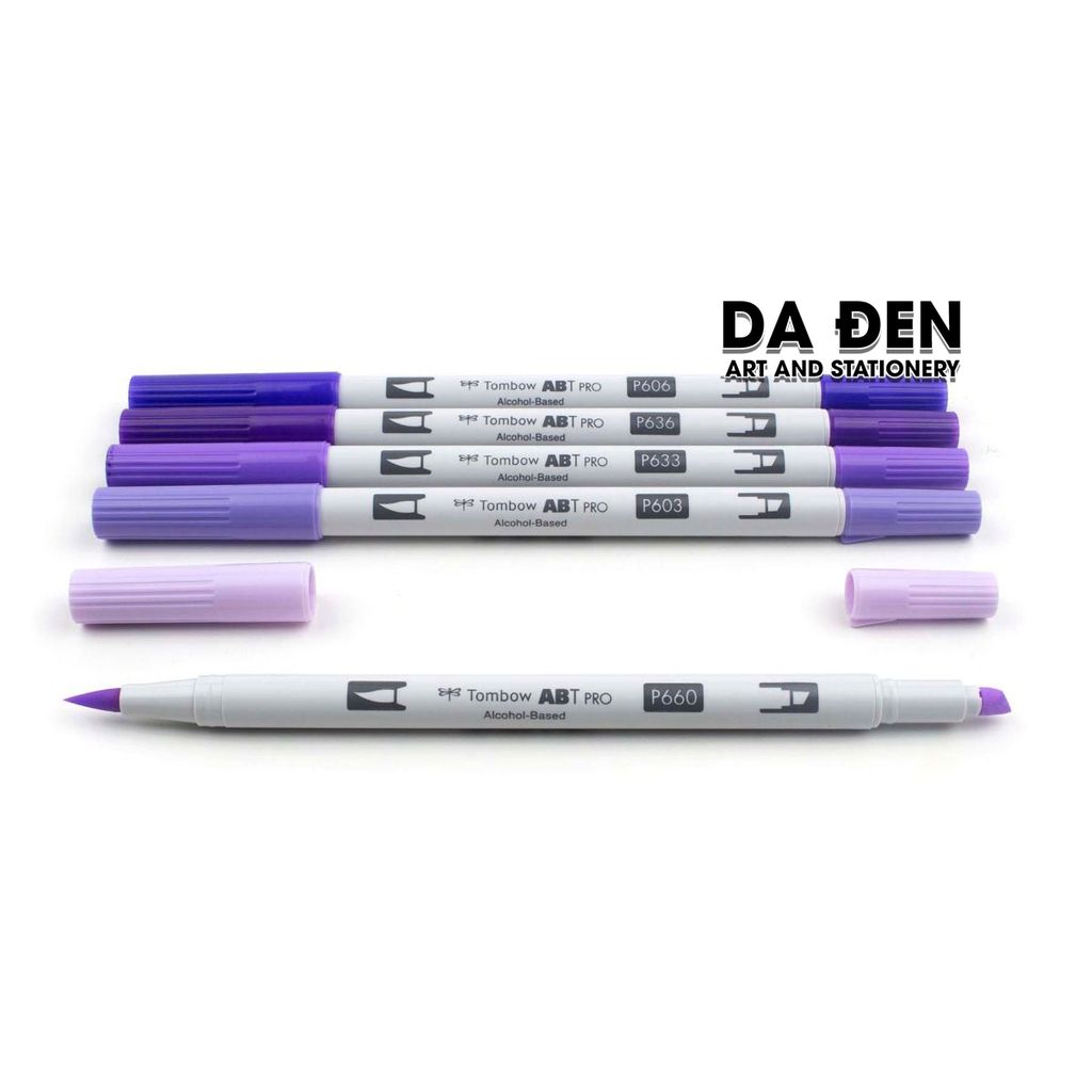 Bộ 5 Bút Dual Marker Tombow ABT Pro - Purple Tones