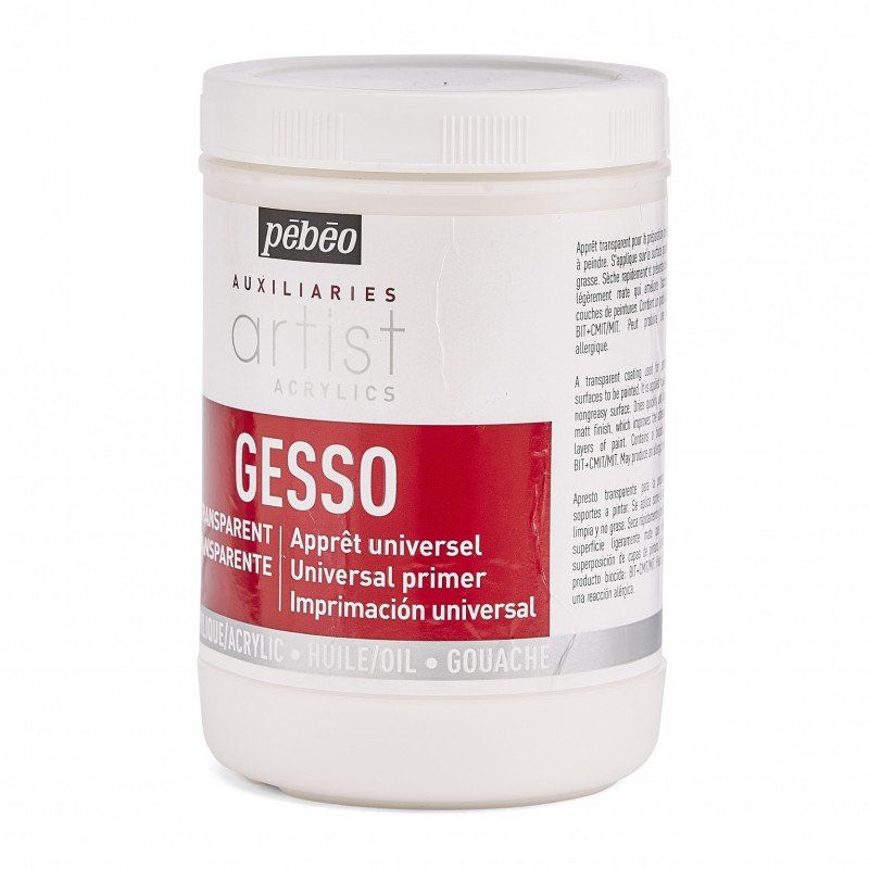 PEBEO Gesso Transparent Artist Sơn Lót Nền Cao Cấp