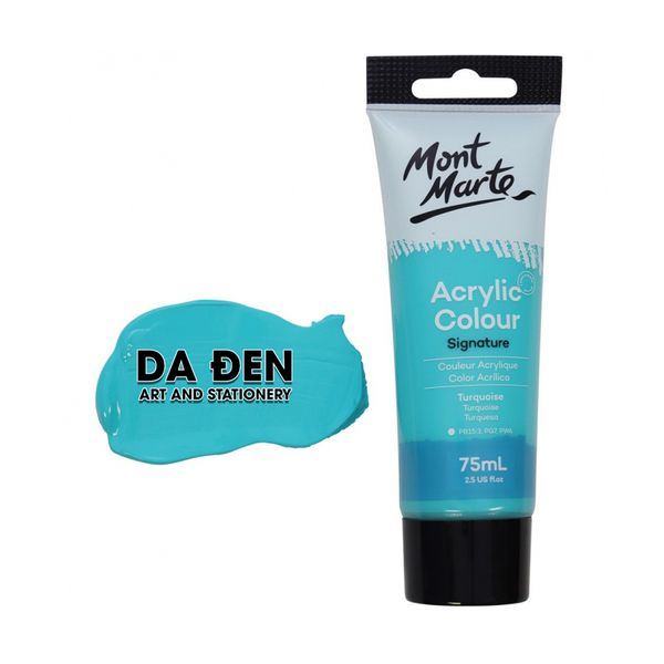 Mont Marte Acrylic Colour 75ml (2.54oz) - Turquoise