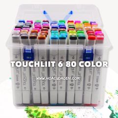 Bút marker TOUCHLIIT 6 - 2018 hộp nhựa 40/60/80/204 màu.