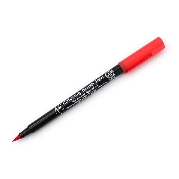 Bút Cọ Màu Nước SAKURA Coloring Brush Pen 48 Màu Lẻ