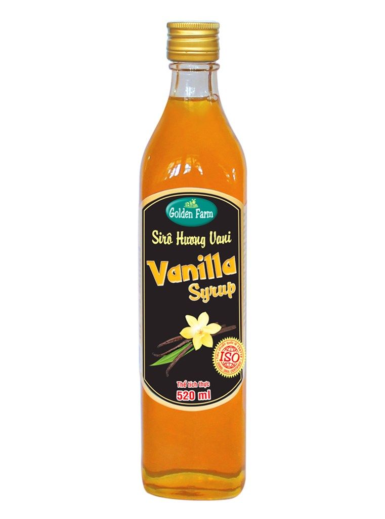 Sirô Golden Farm Vanilla 520 ml