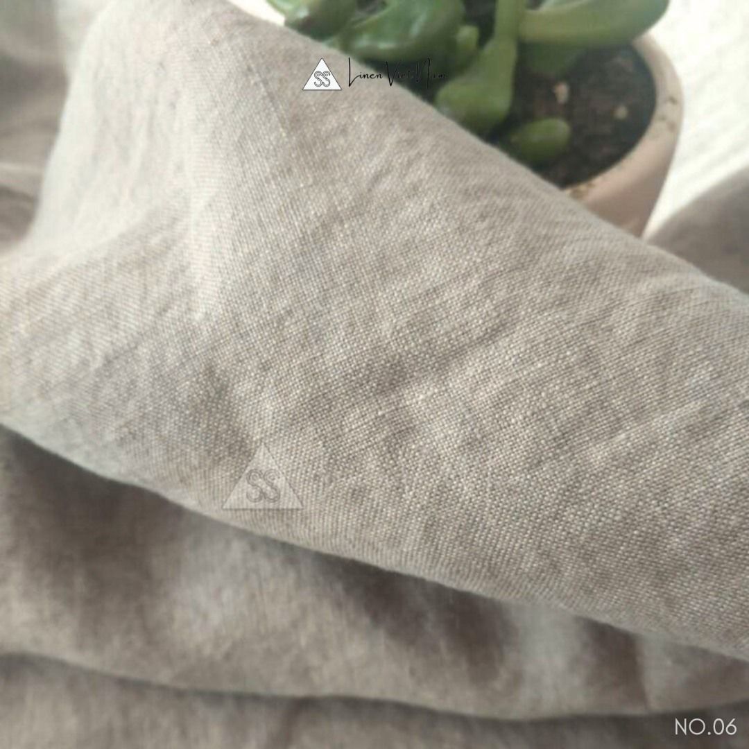 Bedding Linen Pháp Beige | European Flax Bedding | CHOI SEWING