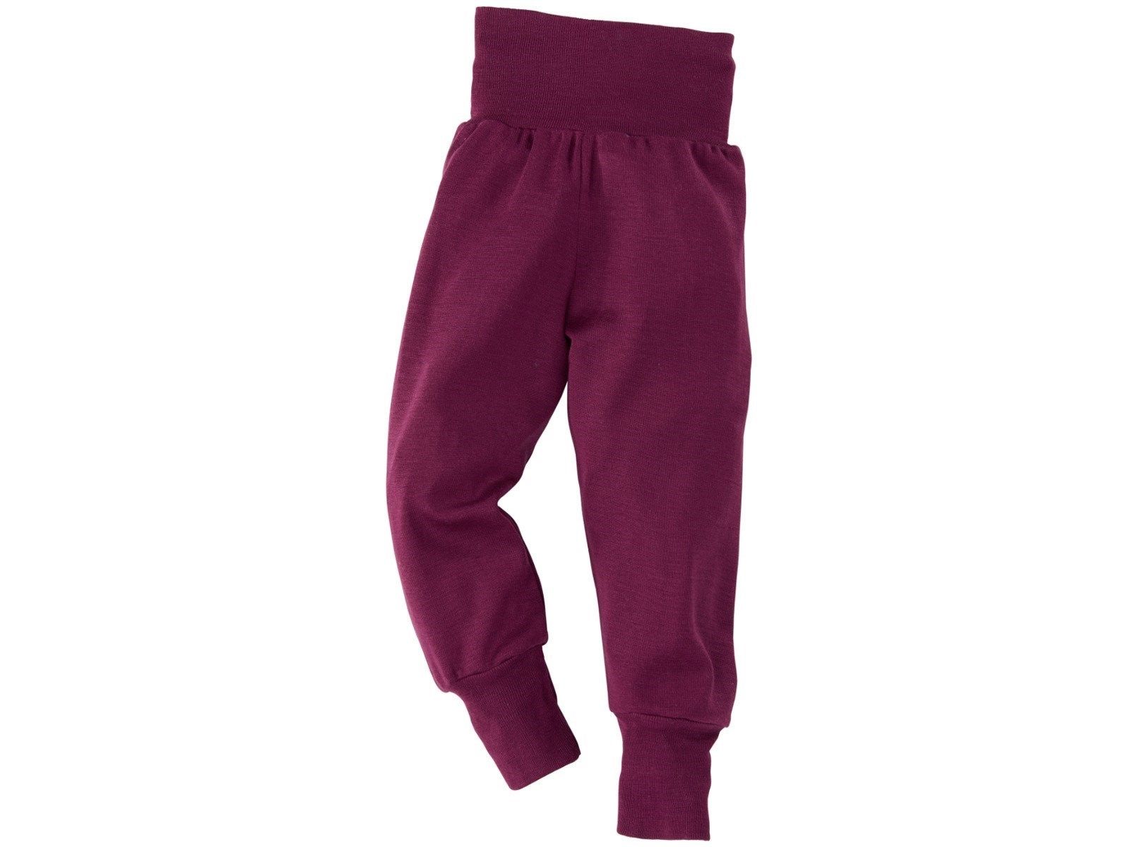 ENGEL Quần jogger lưng cao 70% Merino wool 30% silk Orchid