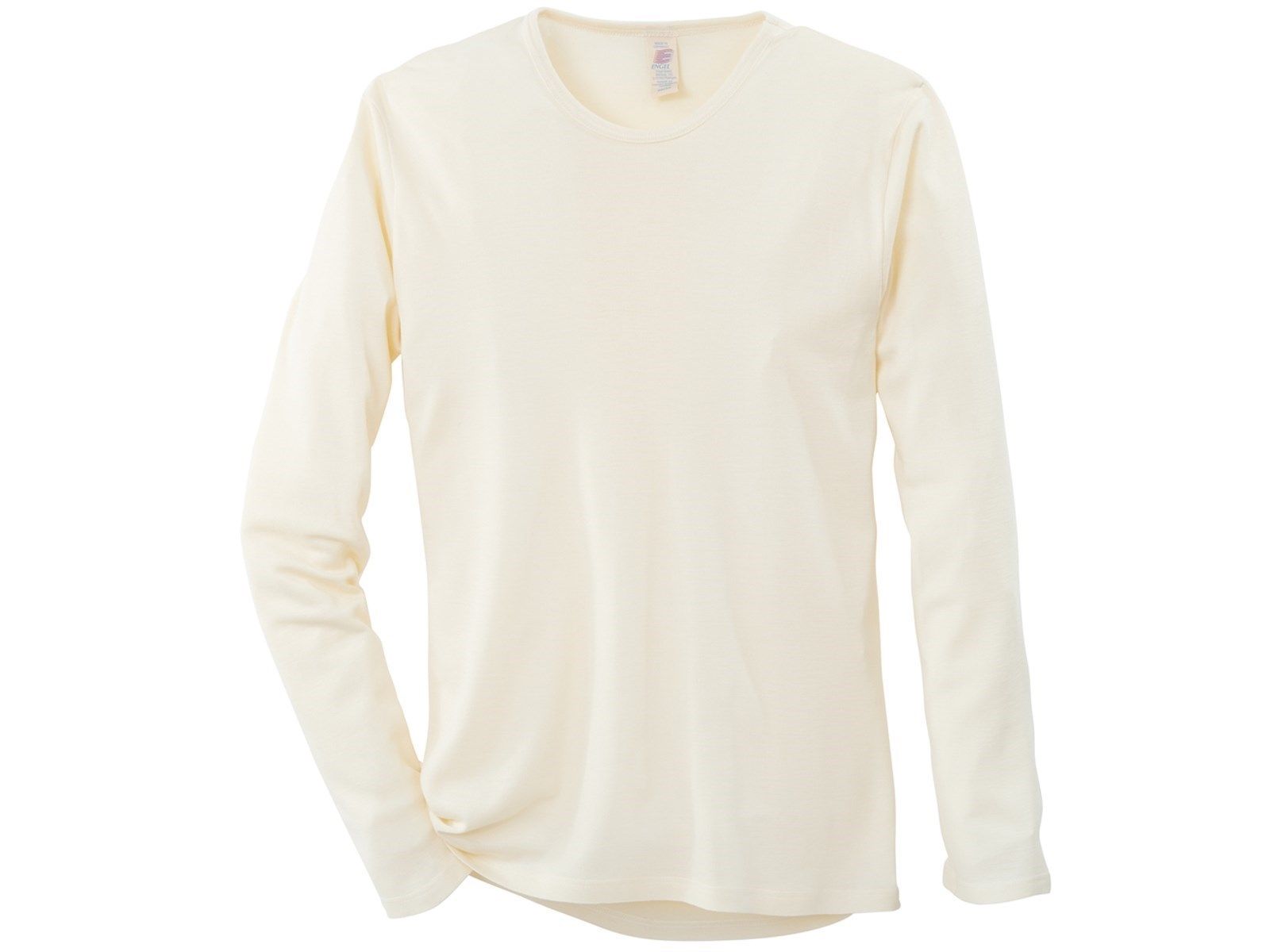 ENGEL Áo dài tay unisex 100% Merino wool Natural